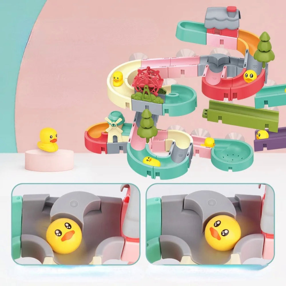 Kleinkind Ente und Rutsche Lernspielzeug - Kreative Bad Aktivität für Kinder