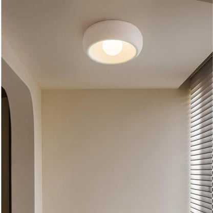 Kompakte runde Deckenleuchte - G9 Einbauleuchte mit sanftem Lichtschein