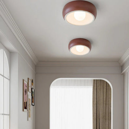 Kompakte runde Deckenleuchte - G9 Einbauleuchte mit sanftem Lichtschein