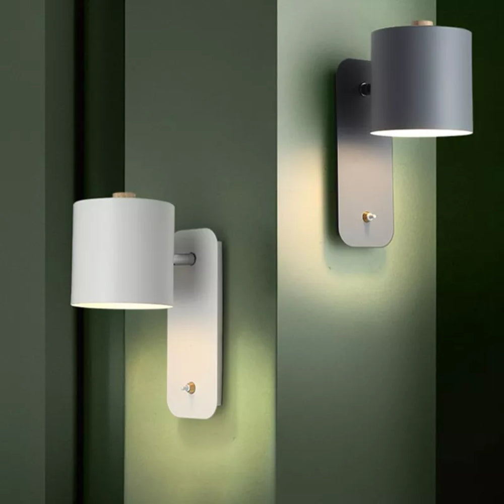 Kompakte Wandleuchte - Soft Uplight mit Schalteroptionen