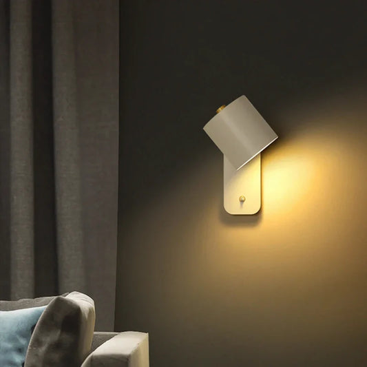 Kompakte Wandleuchte - Soft Uplight mit Schalteroptionen