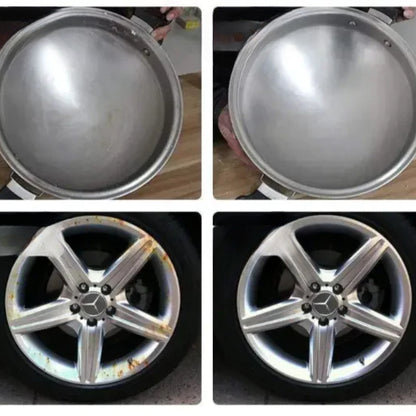 Kratzerentferner für Edelstahl - Beseitigt Kratzer, Rost und Verfärbungen