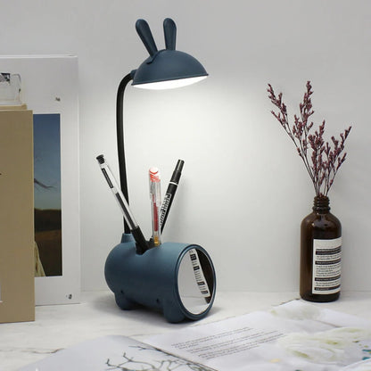Kreative Hasen-LED-Tischlampe – USB-Touch-Licht mit Stifthalter