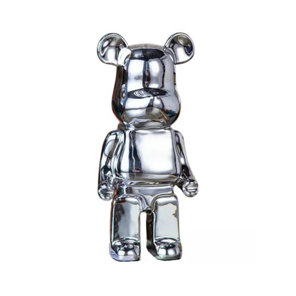 Künstlerische Bärenskulptur - Dekorative Kunst für Heim und Büro