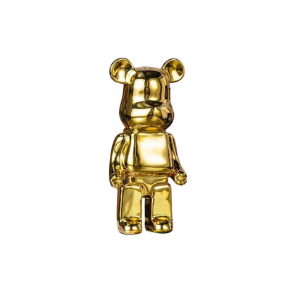 Künstlerische Bärenskulptur - Dekorative Kunst für Heim und Büro