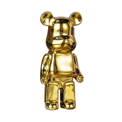 Künstlerische Bärenskulptur - Dekorative Kunst für Heim und Büro