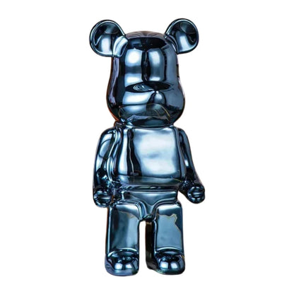 Künstlerische Bärenskulptur - Dekorative Kunst für Heim und Büro