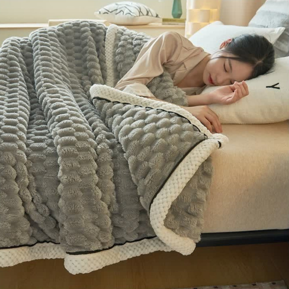 Kuscheldecke Aus Coral Fleece Mit Wendedesign (120×200 cm / 200×230 cm)