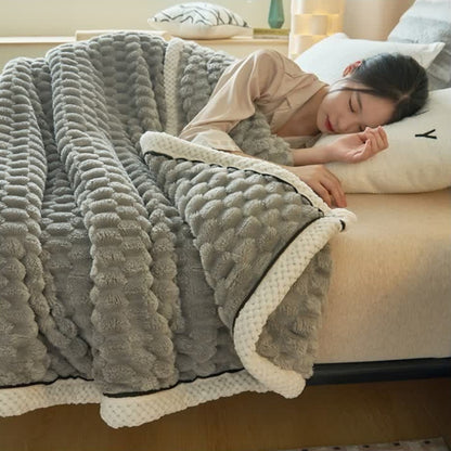 Kuscheldecke Aus Coral Fleece Mit Wendedesign (120×200 cm / 200×230 cm)