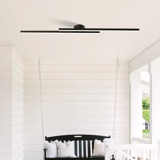 Längliche Deckenleuchte – Moderne Flache LED