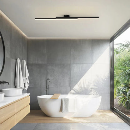Längliche Deckenleuchte – Moderne Flache LED