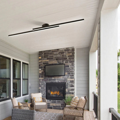 Längliche Deckenleuchte – Moderne Flache LED