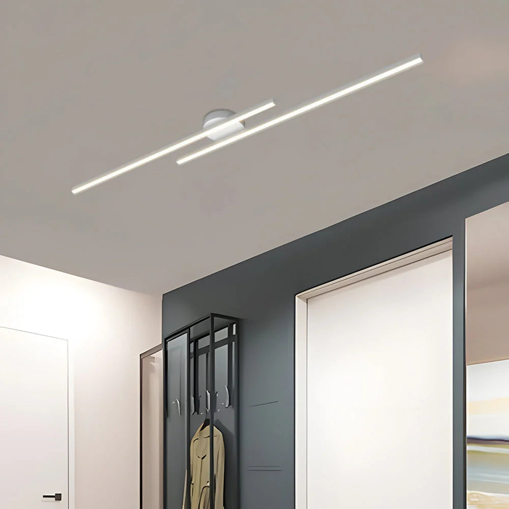 Längliche Deckenleuchte – Moderne Flache LED