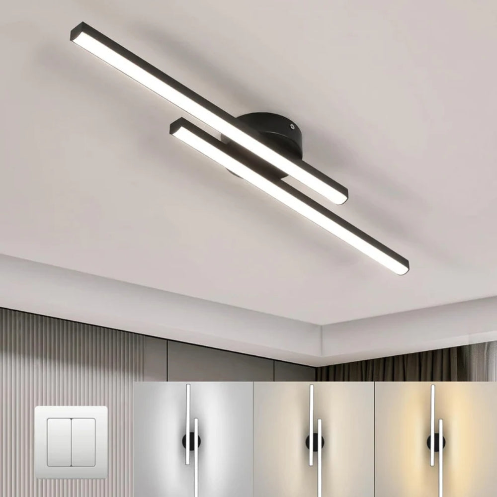 Längliche Deckenleuchte – Moderne Flache LED