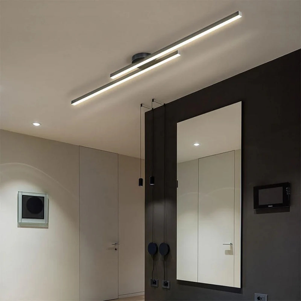 Längliche Deckenleuchte – Moderne Flache LED