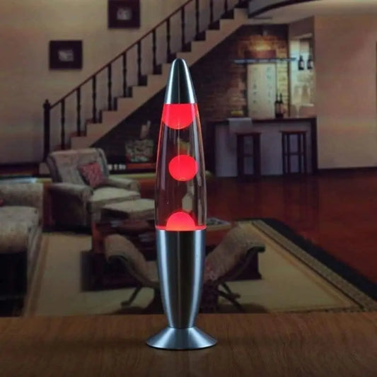 Lava Tischlampe - Beruhigendes Bewegungslicht mit Retro-Charme