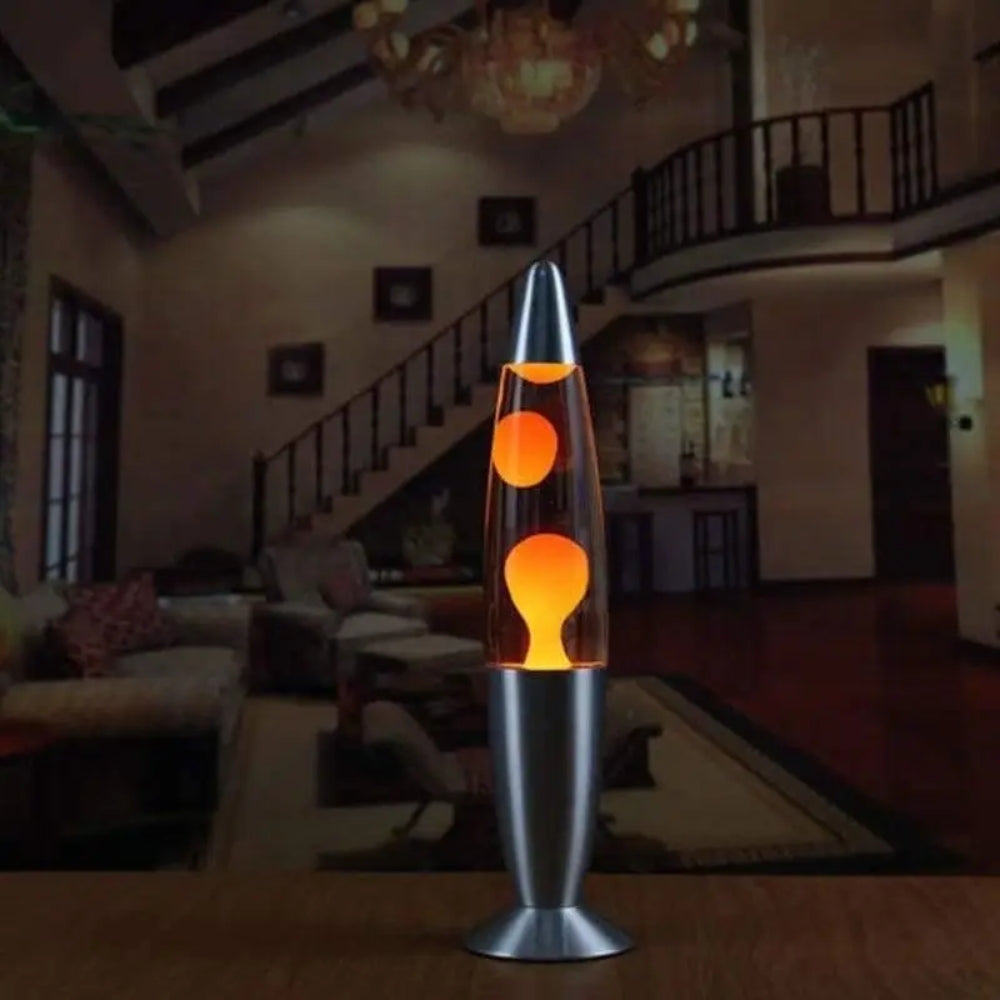 Lava Tischlampe - Beruhigendes Bewegungslicht mit Retro-Charme