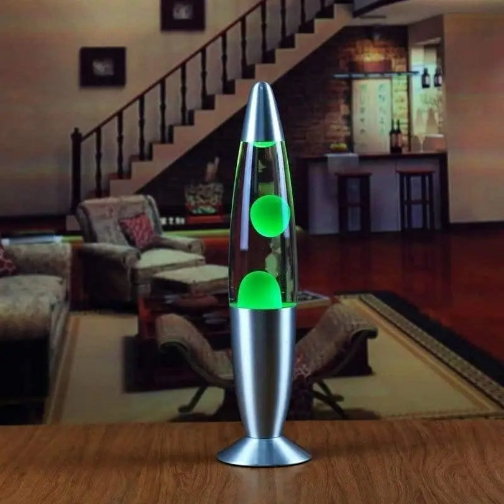 Lava Tischlampe - Beruhigendes Bewegungslicht mit Retro-Charme