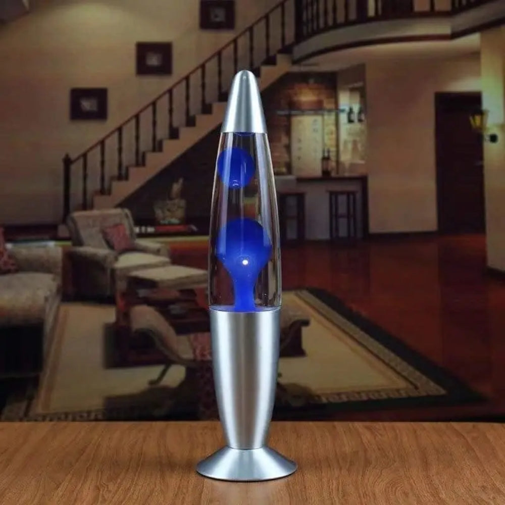 Lava Tischlampe - Beruhigendes Bewegungslicht mit Retro-Charme