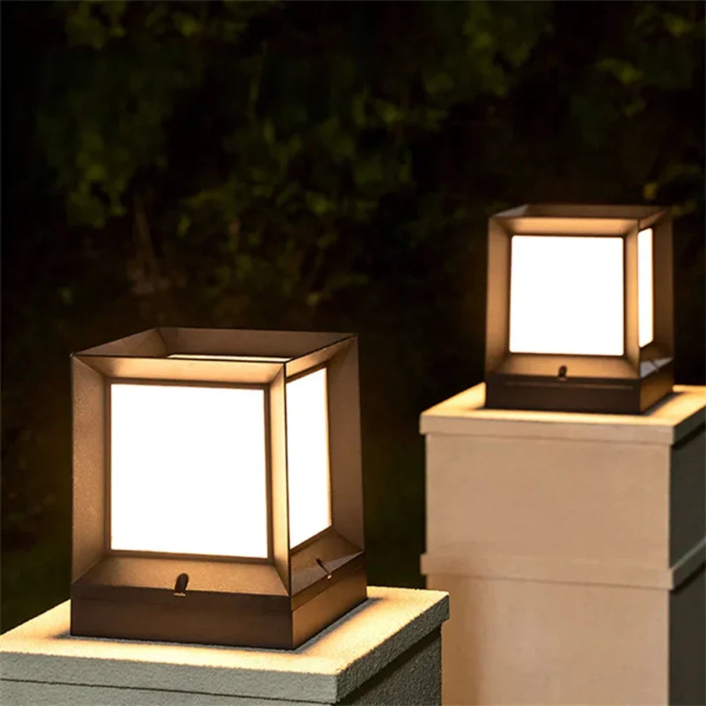 LED-Außenstehleuchte – Helle Warm- und Weißlichtoptionen