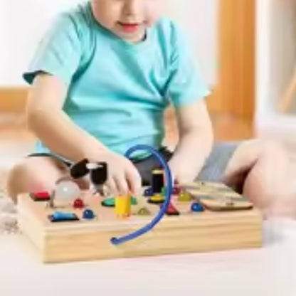 LED Beschäftigt Vorstand - Interaktive Lichtschaltertafel für Kinder