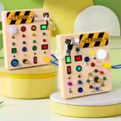 LED Beschäftigt Vorstand - Interaktive Lichtschaltertafel für Kinder