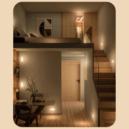 LED-Bewegungssensor-Wandleuchte - USB aufladbar und kabellos