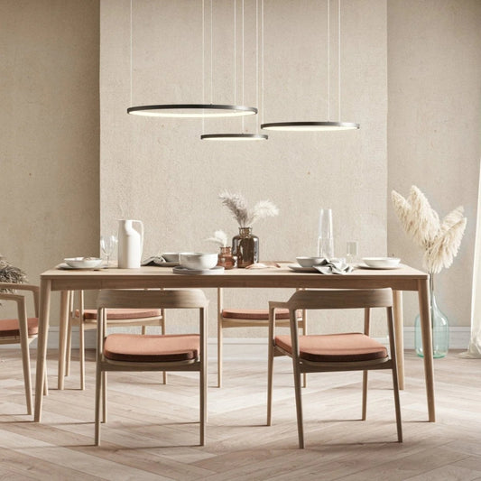 LED-Pendelleuchte – Drei Ringe & Dimmbares Licht