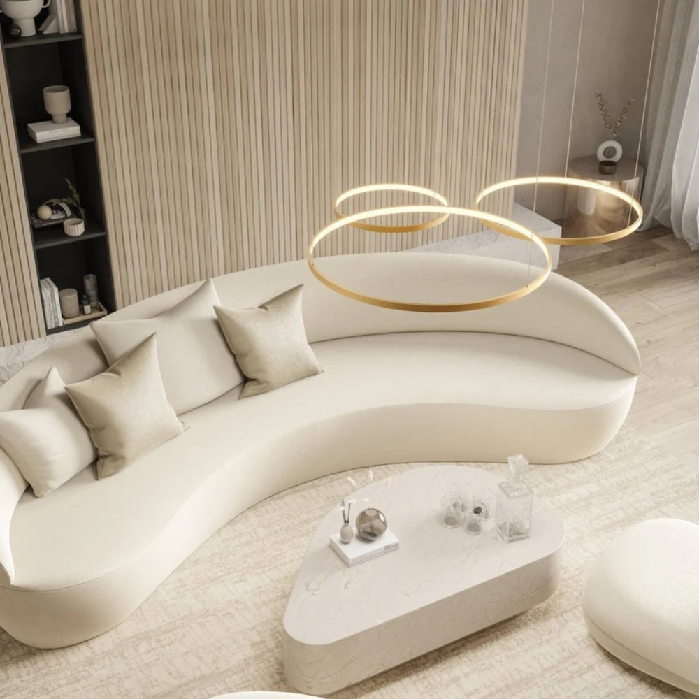 LED-Pendelleuchte – Drei Ringe & Dimmbares Licht