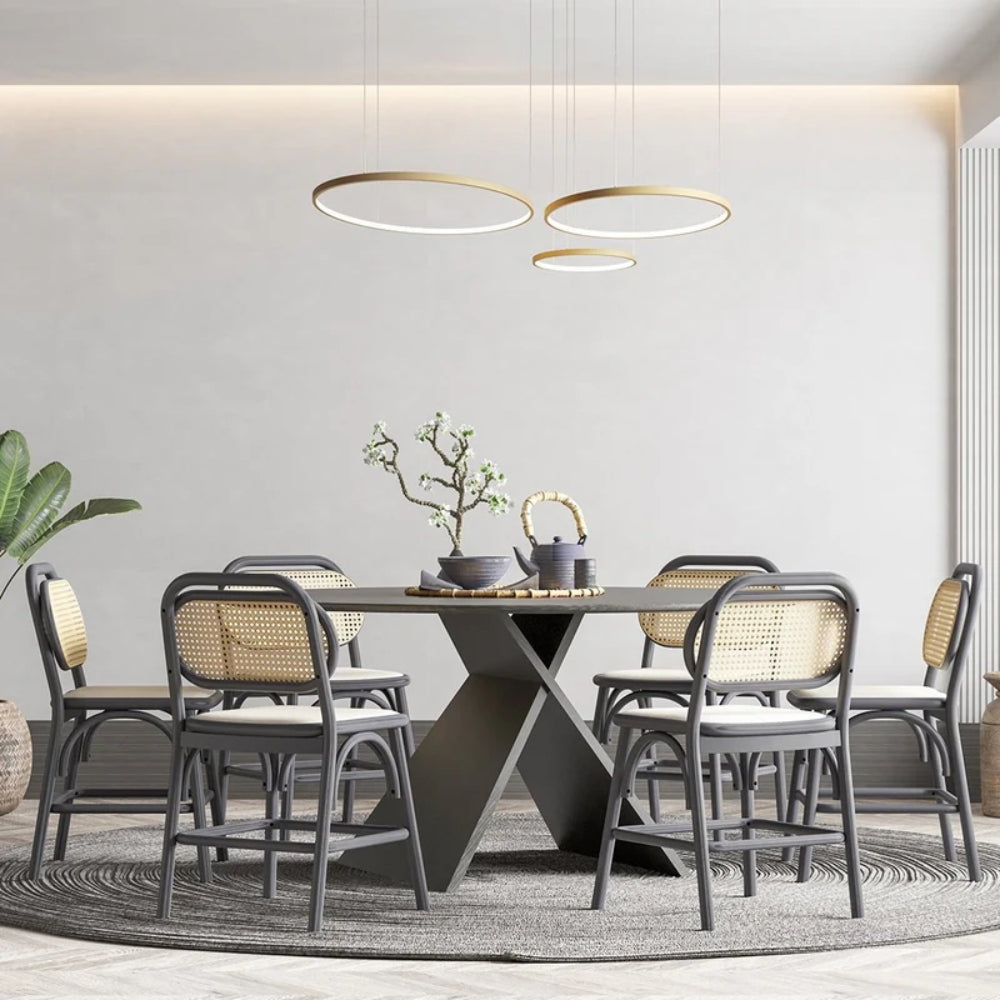 LED-Pendelleuchte – Drei Ringe & Dimmbares Licht