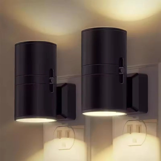 LED Einstecken Wandleuchte - Dimmbares Nachtlicht mit Automatisch Sensor