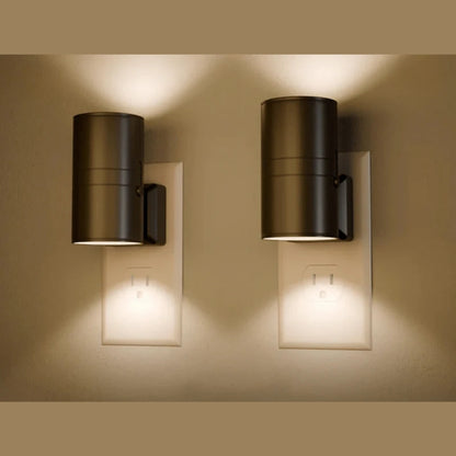 LED Einstecken Wandleuchte - Dimmbares Nachtlicht mit Automatisch Sensor