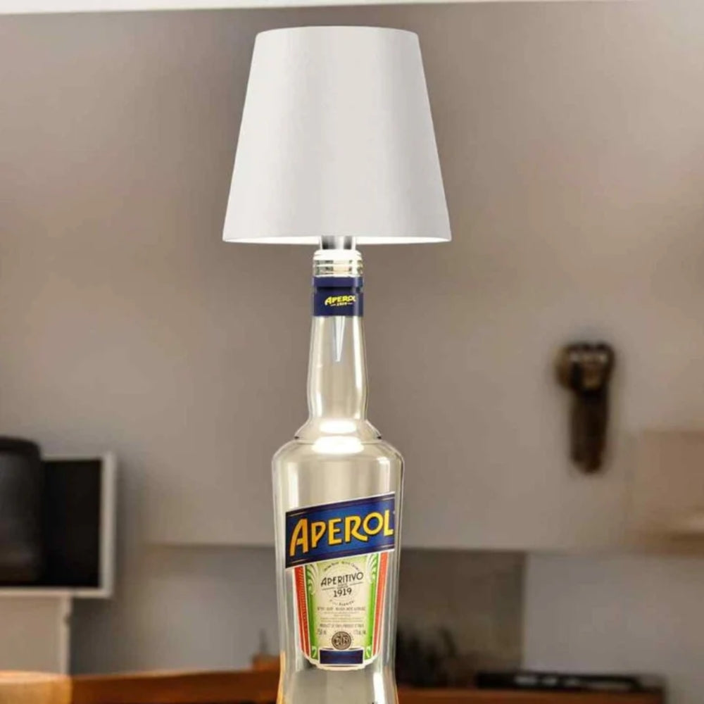 LED-Korkenlampe - Wiederaufladbare Flaschenaufsatzleuchte