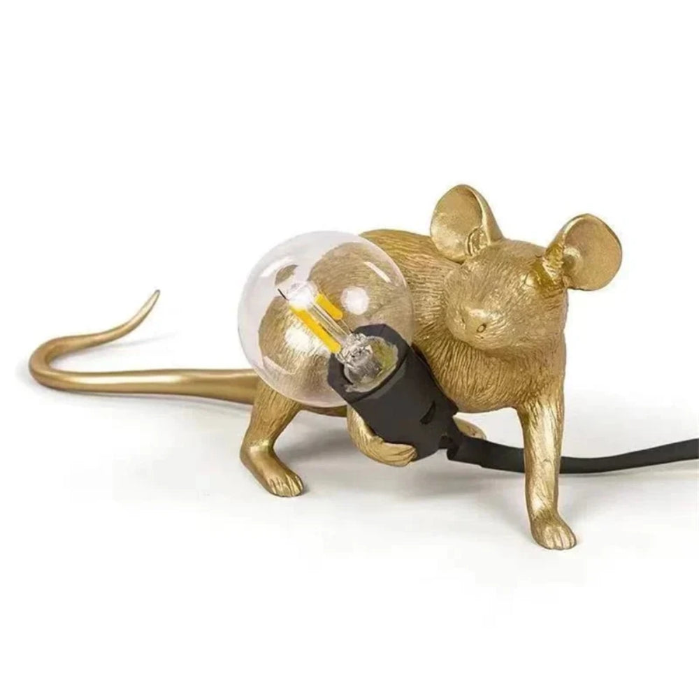 LED-Maus Tischlampe - Art Deco Stil mit sanftem Umgebungslicht