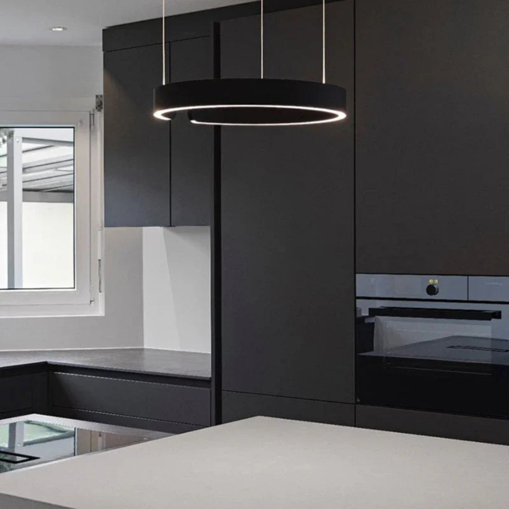 LED Pendelleuchte – Kreisförmiges Design & Dimmbares Licht