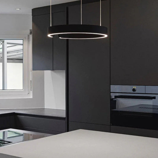 LED Pendelleuchte – Kreisförmiges Design & Dimmbares Licht