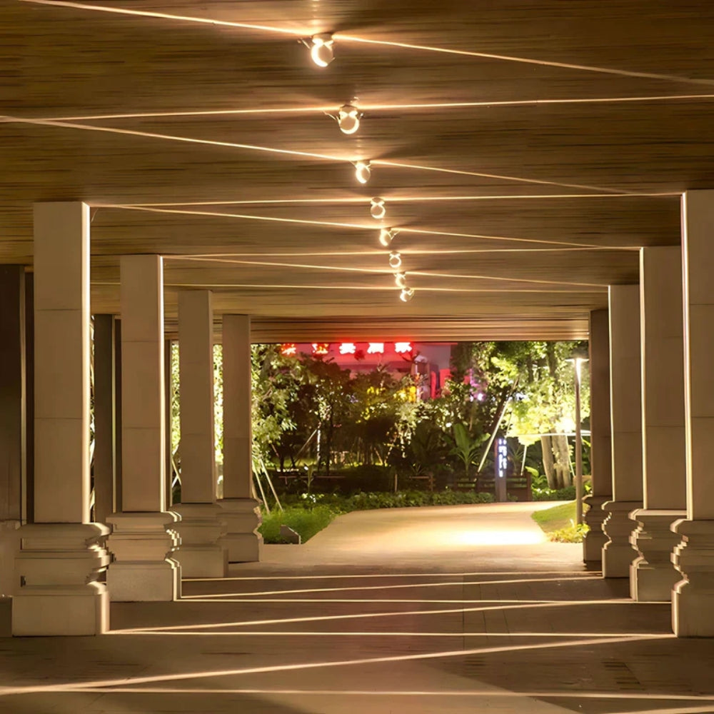 LED Projektions-Deckenleuchte – Verstellbare Wandleuchte mit Drehbarem Strahleffekt