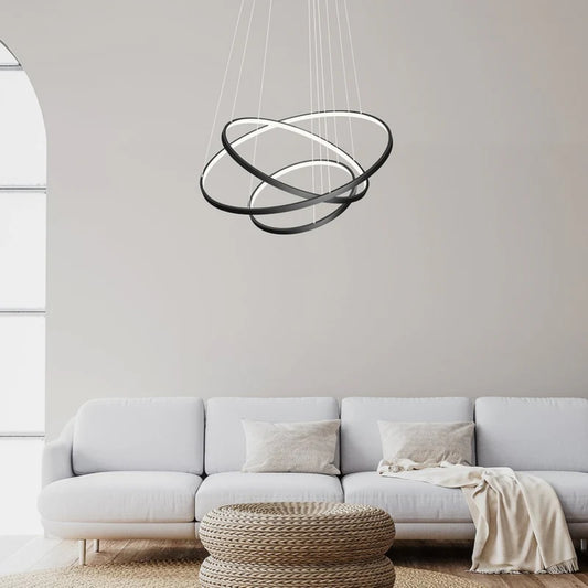 LED-Ring-Pendelleuchte – Verstellbares Design & Modernes Licht