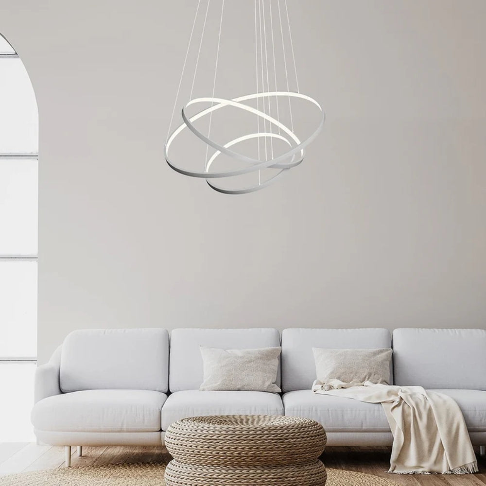 LED-Ring-Pendelleuchte – Verstellbares Design & Modernes Licht