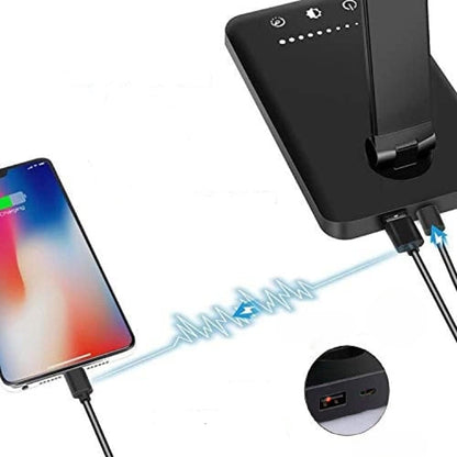 LED-Schreibtischlampe mit USB-Anschluss - 5 Lichtmodi & Berührungssteuerung