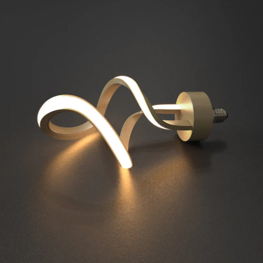 LED-Spiralpendelleuchte – 7W Dimmbare Glühbirne mit E27-Fassung