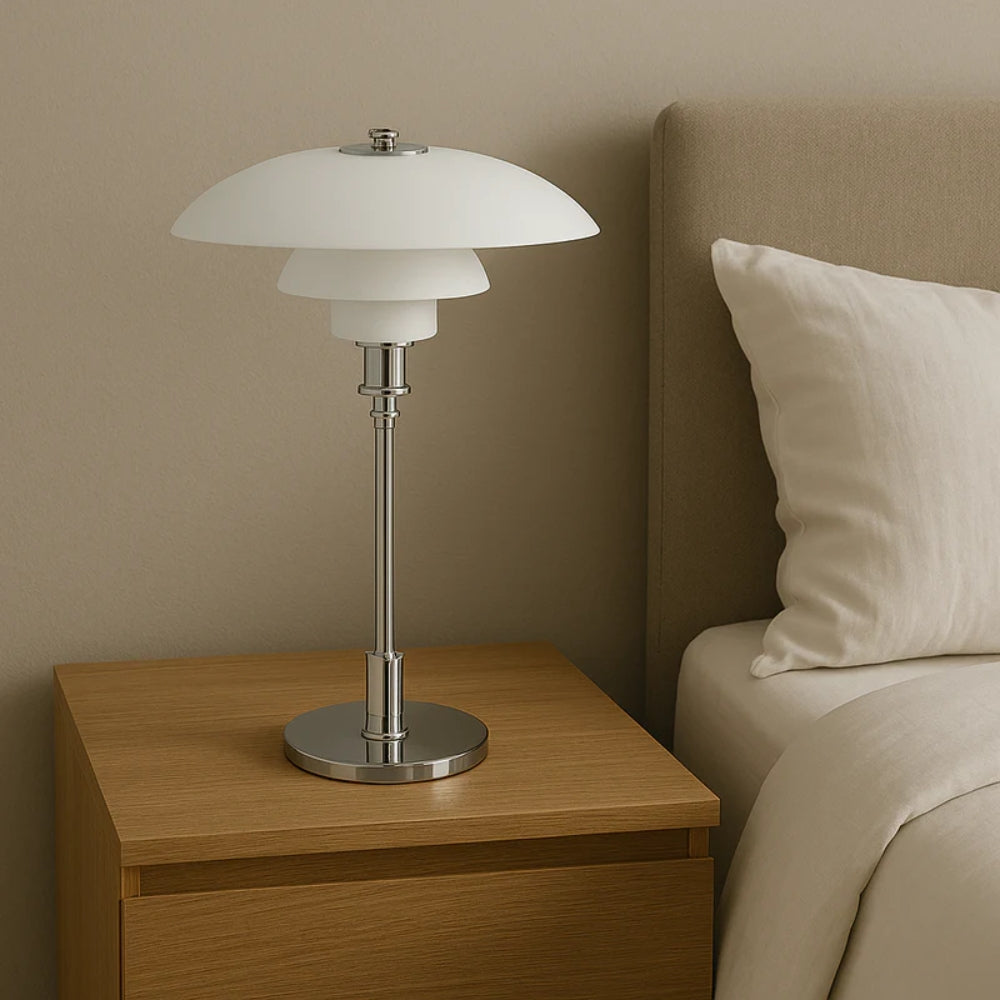 LED-Tischlampe mit Drehdimmer – Skandinavische LED-Beleuchtung