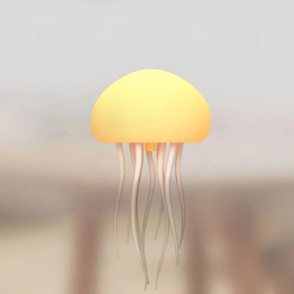 LED-Tischleuchte mit Fernbedienung – Rotierendes Quallen-Design