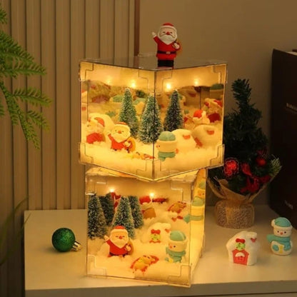 LED Würfel Nachtlicht – Weihnachts Spielzeug Dekoration für Kinder