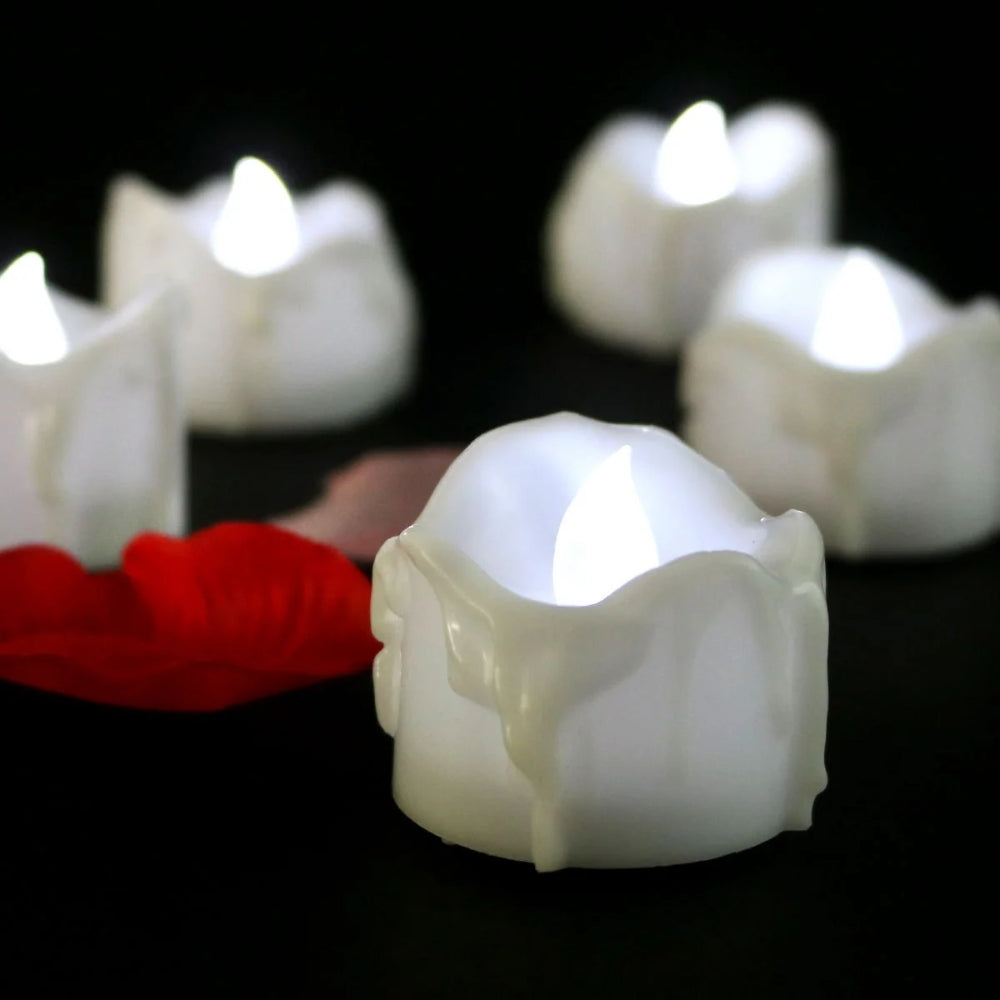 LED-Kerzen ohne Flamme - batteriebetriebenes, gemütliches Licht für jeden Raum