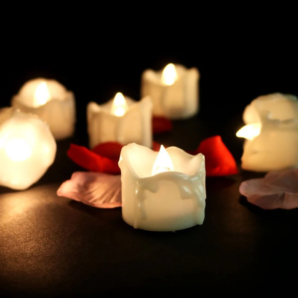 LED-Kerzen ohne Flamme - batteriebetriebenes, gemütliches Licht für jeden Raum
