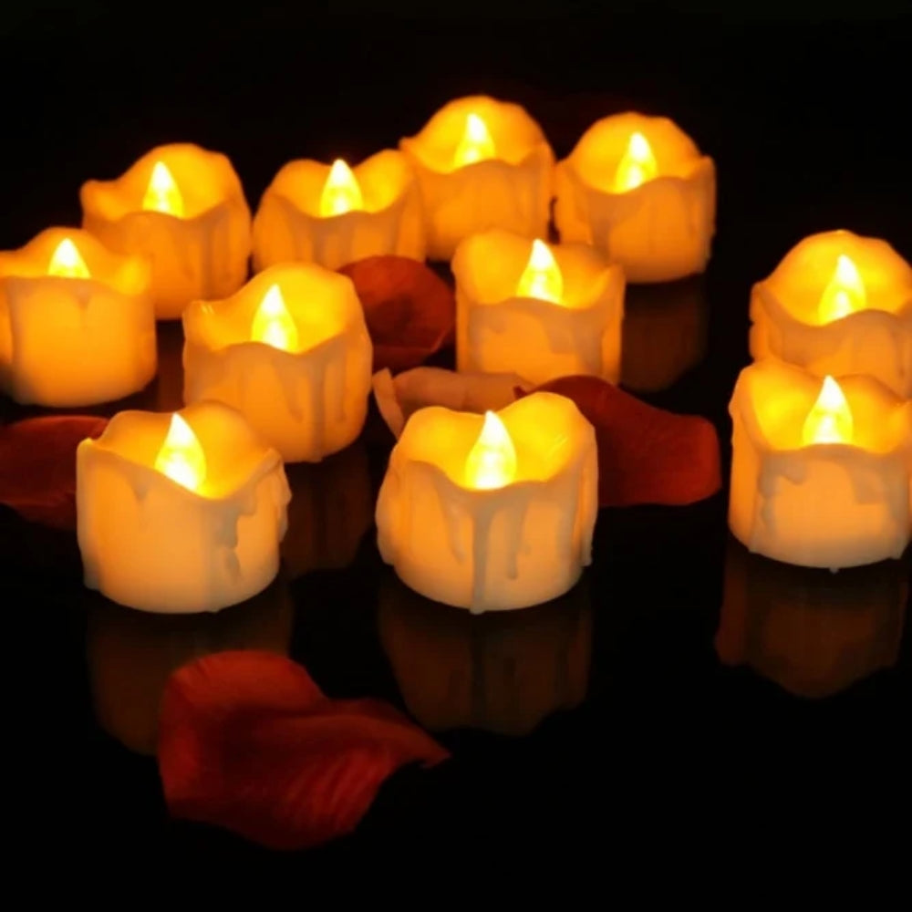 LED-Kerzen ohne Flamme - batteriebetriebenes, gemütliches Licht für jeden Raum