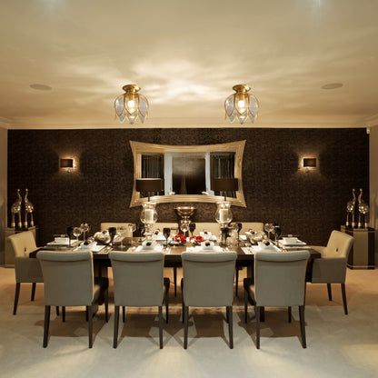 Lotus inspirierte Deckenleuchte - Einzelbeleuchtung Warmes Licht