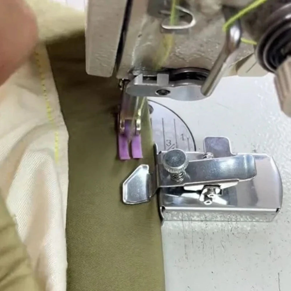 Magnetische Anleitung für die Nähmaschine - gleichmäßige Nähte für jeden Stoff