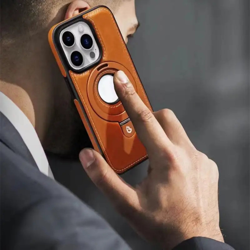 Magnetische iPhone-Hülle - Schlanke Hülle mit unsichtbarem Ringständer